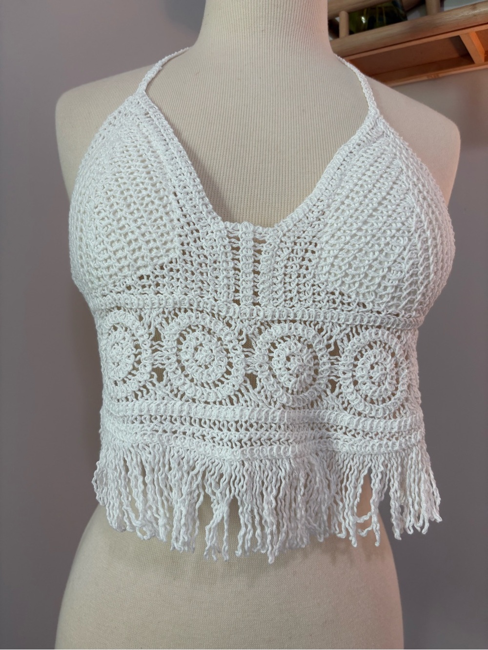 Bohemian Crochet Crop Top